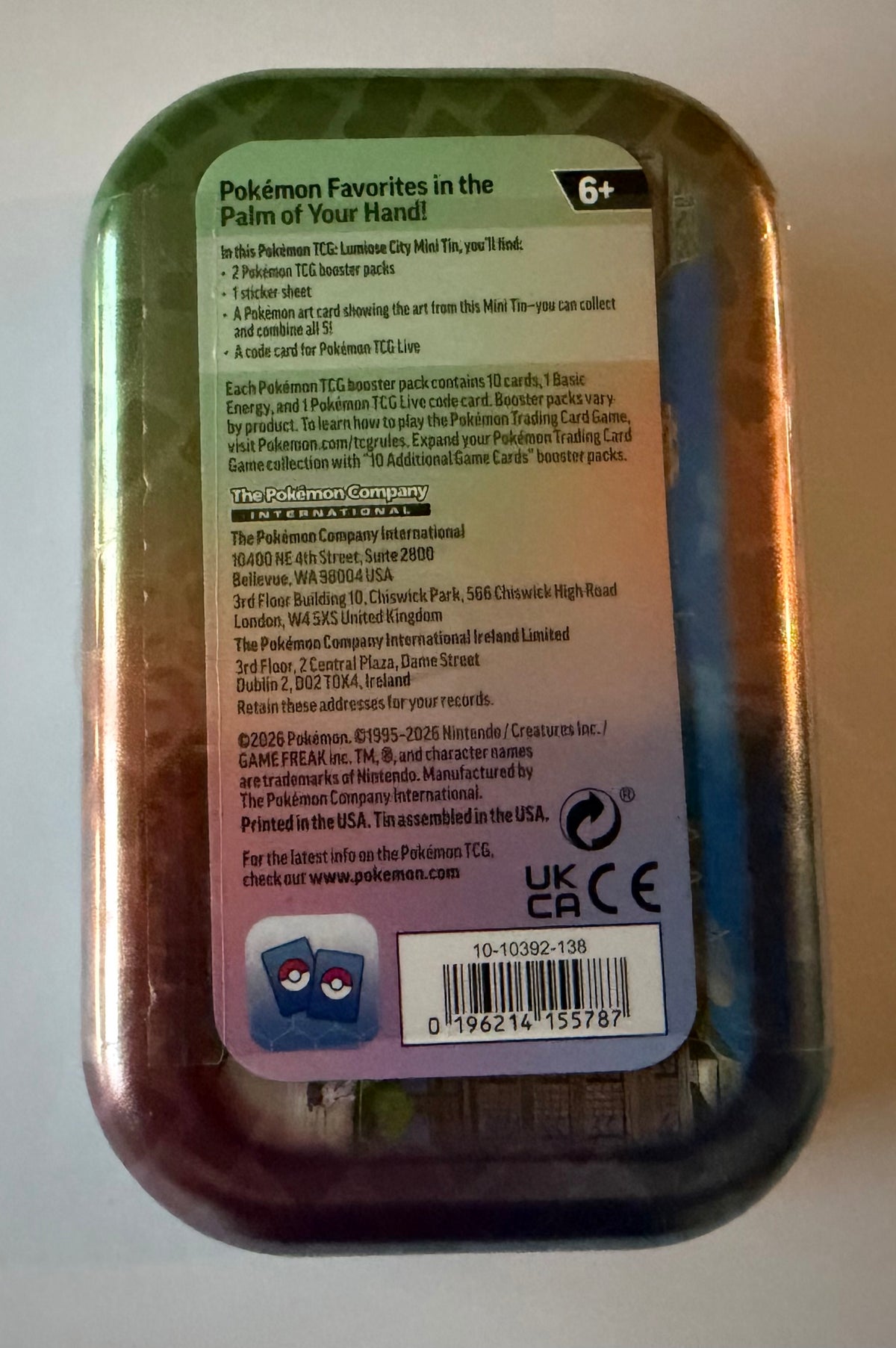 Pokemon TCG: Luminous City Mini Tin - Emboar