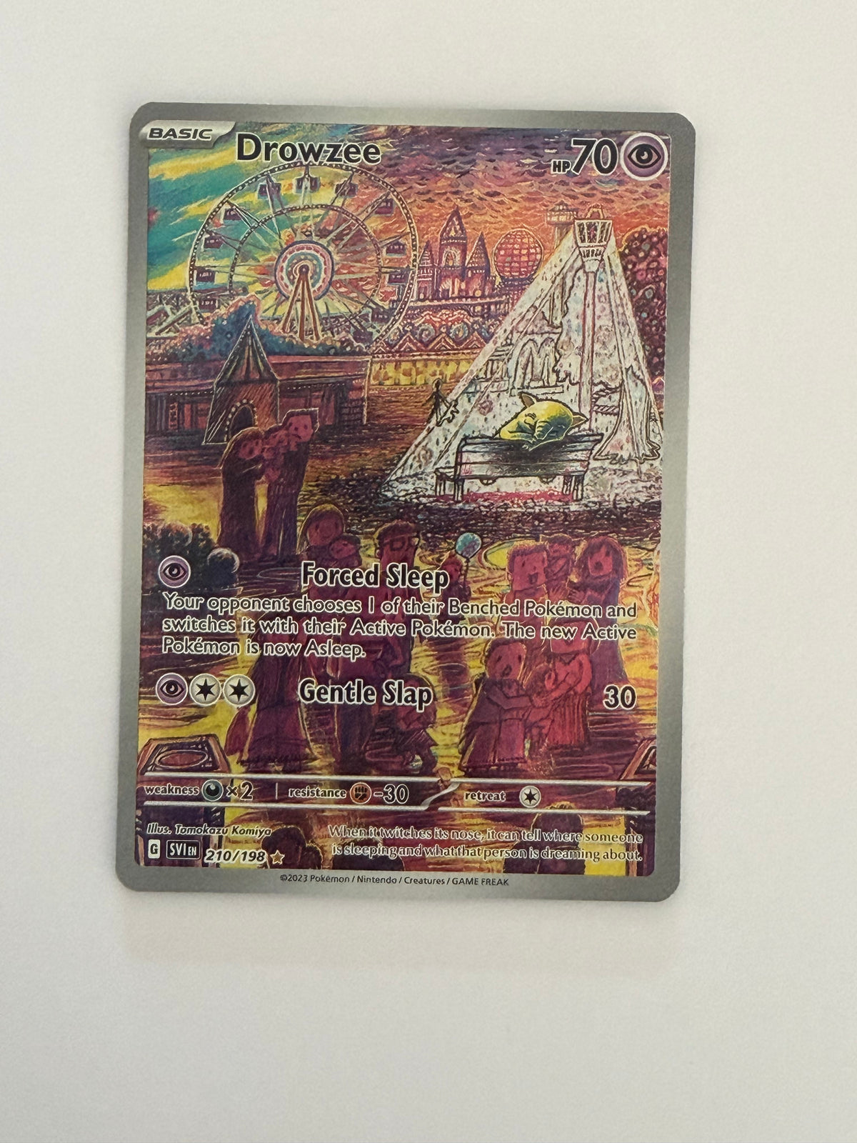 Drowzee 210/198 - Scarlet & Violet - Illustration Rare - Pokemon TCG