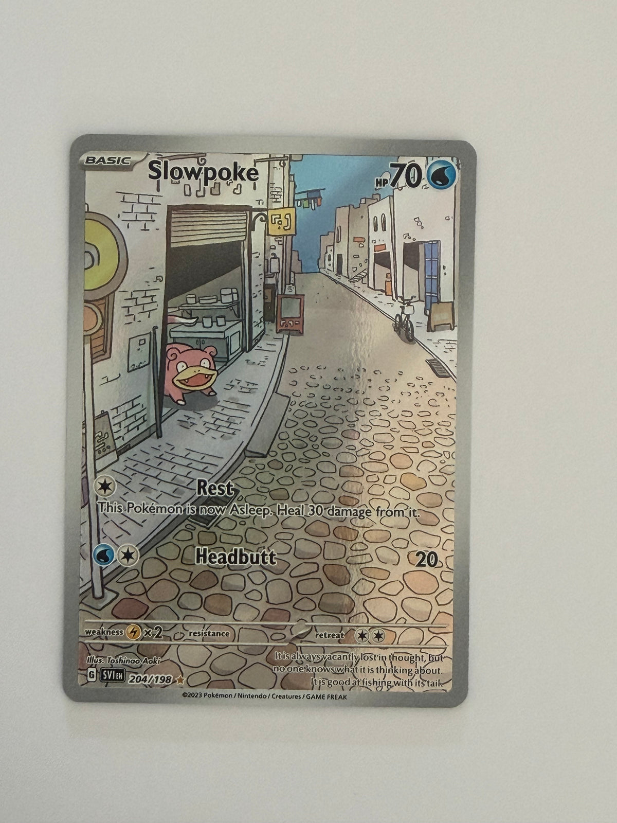 Slowpoke 204/198 - Scarlet & Violet - Illustration Rare - Pokémon TCG