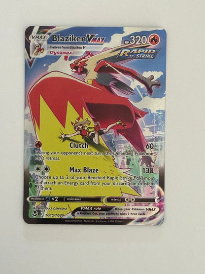 Blaziken VMAX TG15/TG30 - Silver Tempest Trainer Gallery - Pokemon TCG