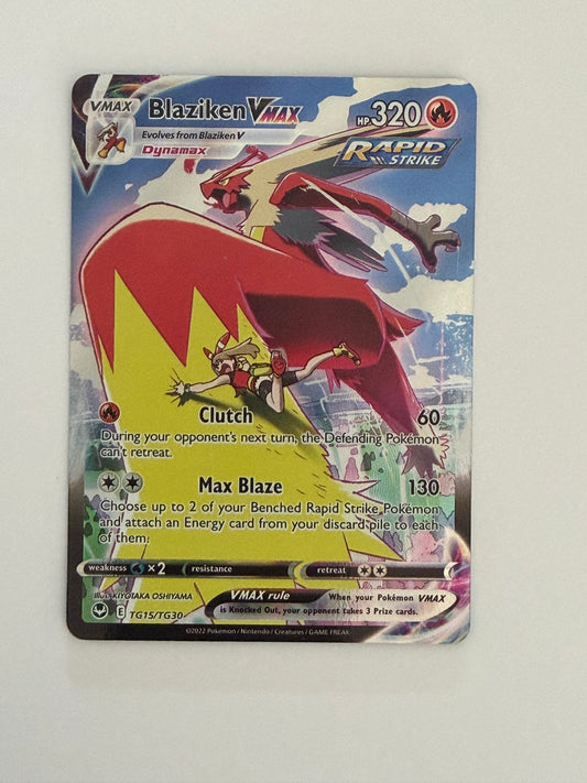 Blaziken VMAX TG15/TG30 - Silver Tempest Trainer Gallery - Pokemon TCG