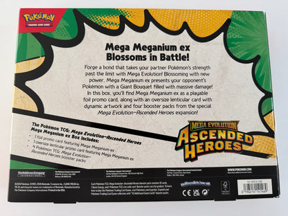 Pokémon TCG Mega Evolution Ascended Heroes Mega Meganium ex Box