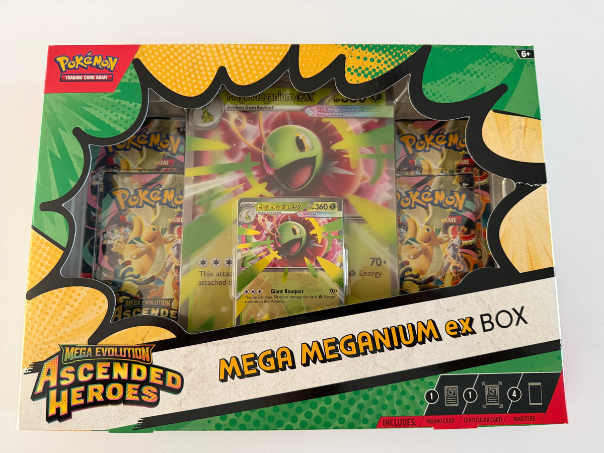 Pokémon TCG Mega Evolution Ascended Heroes Mega Meganium ex Box