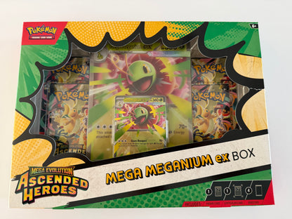 Pokémon TCG Mega Evolution Ascended Heroes Mega Meganium ex Box