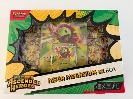 Pokémon TCG Mega Evolution Ascended Heroes Mega Meganium ex Box