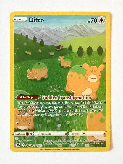 Ditto GG22/GG70 Crown Zenith Galarian Gallery