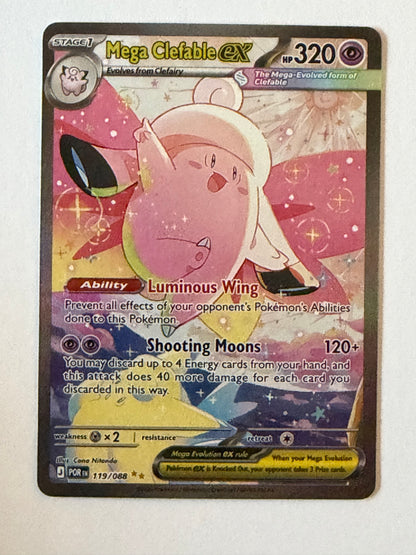 Mega Clefable ex 119/088 Perfect Order Special Illustration Rare