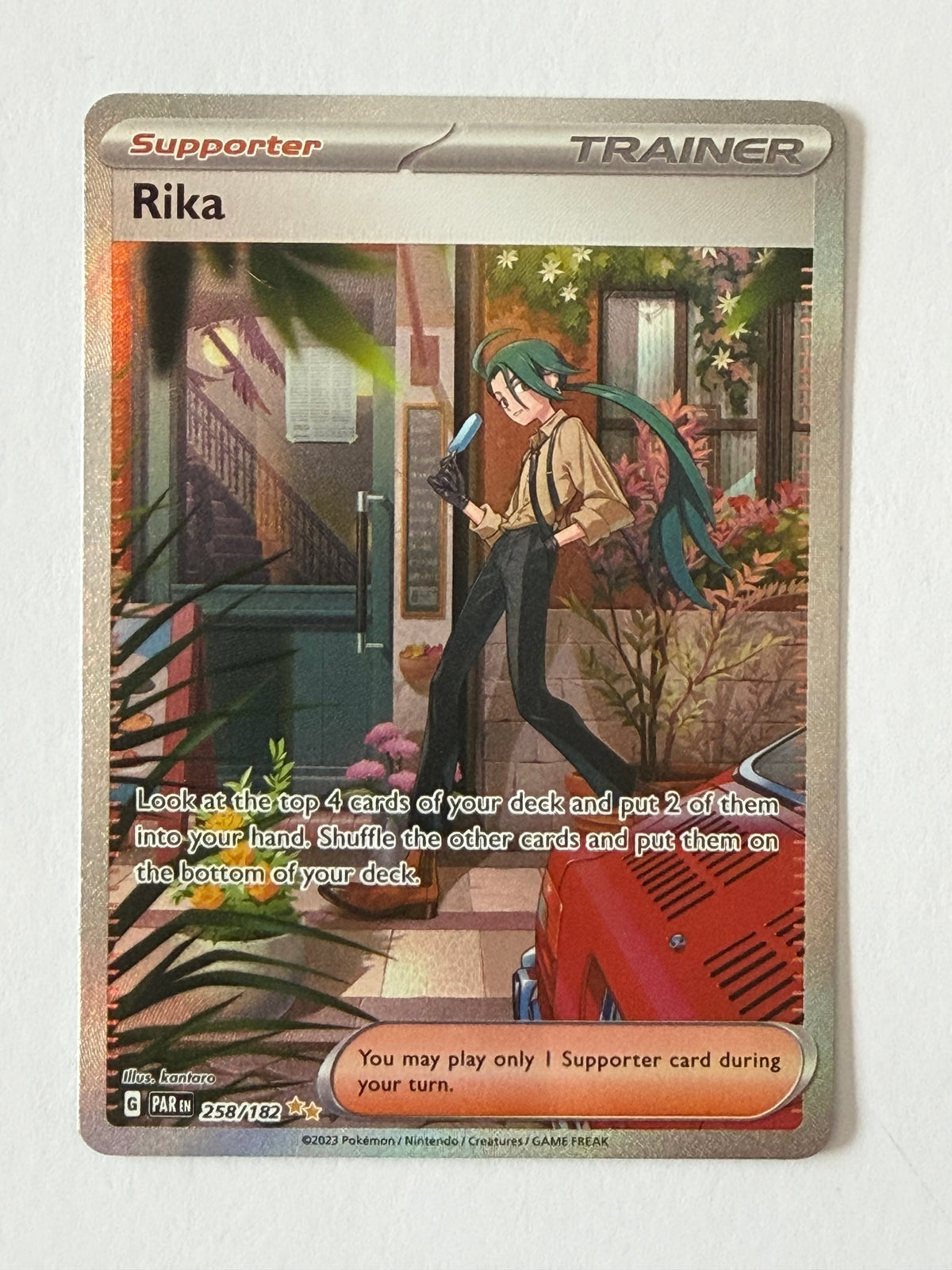 Rika 258/182 - Paradox Rift Special Illustration Rare - Pokémon TCG