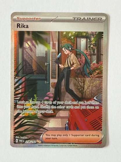 Rika 258/182 - Paradox Rift Special Illustration Rare - Pokémon TCG