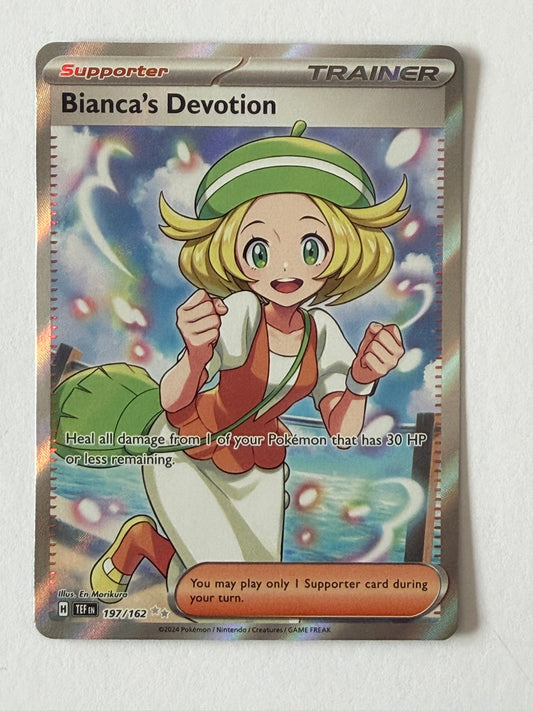 Bianca's Devotion 197/162 Temporal Forces Special Illustration Rare - Pokémon TCG