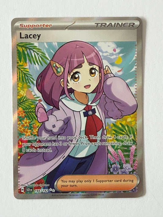 Lacey 166/142 _ Stellar Crown Special Illustration Rare - Pokémon TCG