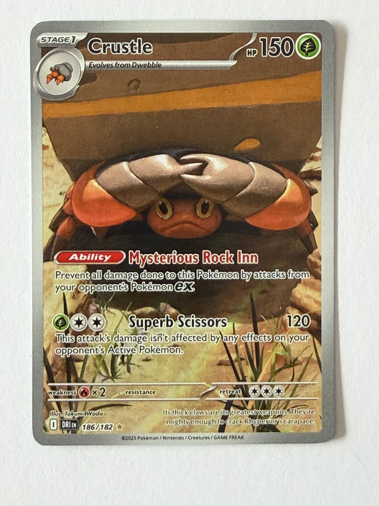 Crustle 186/182 - Illustration Rare - Destined Rivals - Pokémon TCG
