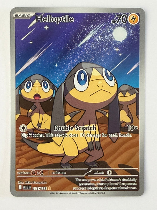 Helioptile 143/132 - Illustration Rare - Pokémon TCG Mega Evolution