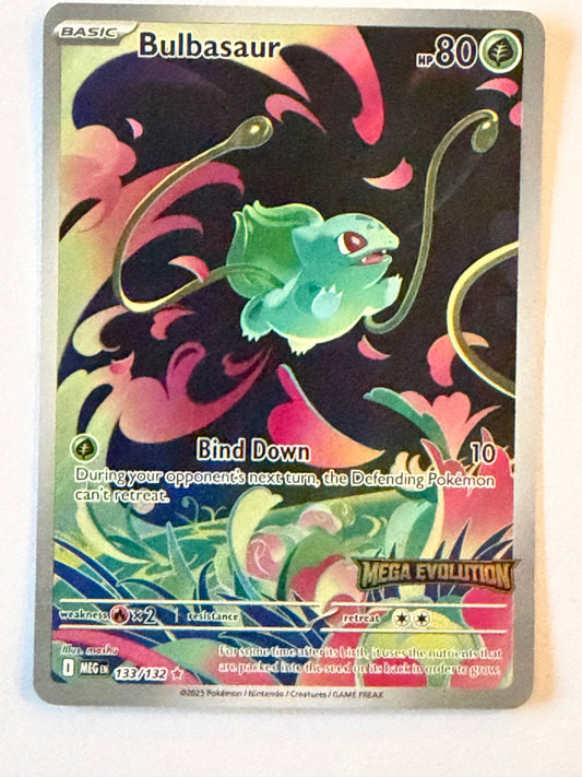 Bulbasaur 133/132 - Illustration Rare - Pokémon TCG Mega Evolution
