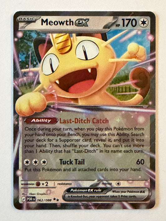 Meowth ex 062/088 - Perfect Order #3