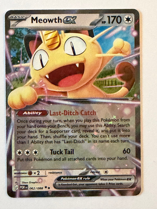 Meowth ex 062/088 - Perfect Order #2