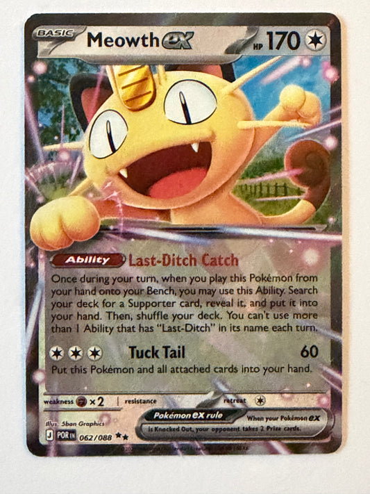 Meowth ex 062/088 - Perfect Order