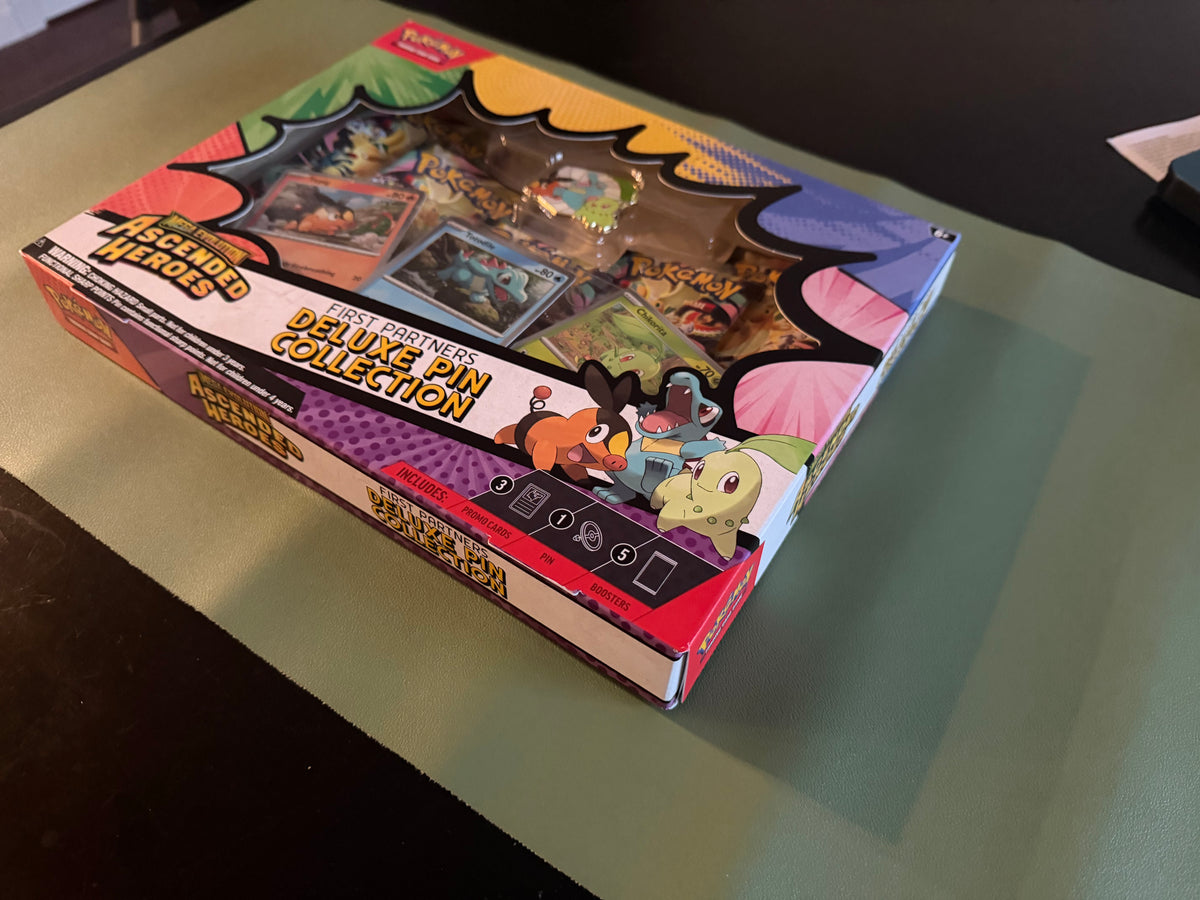 Pokémon TCG Mega Evolution Ascended Heroes First Partners Deluxe Pin Collection