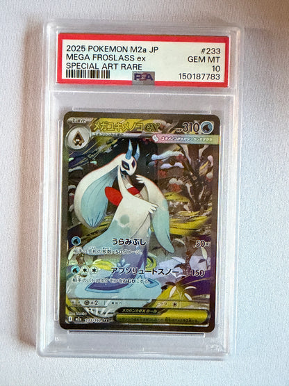 2025 Pokemon Mega Froslass ex #233 PSA 10
