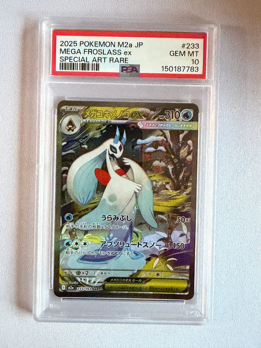 2025 Pokemon Mega Froslass ex #233 PSA 10