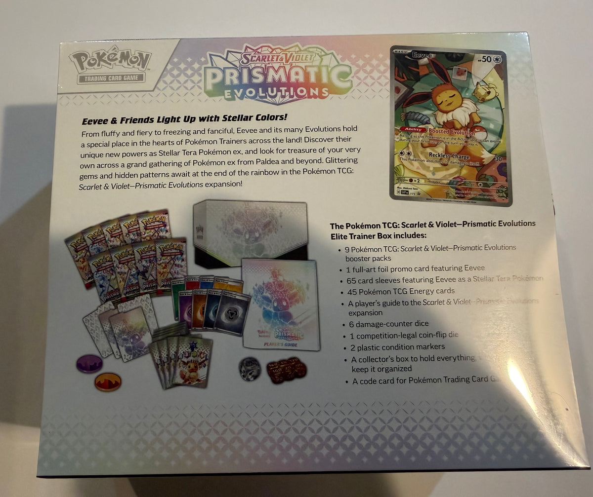Pokemon TCG: Scarlet & Violet - Prismatic Evolutions Elite Trainer Box