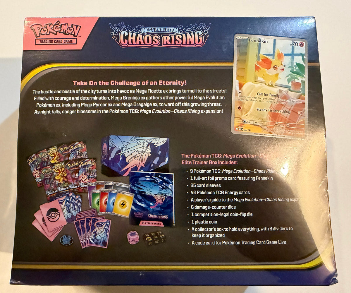 Pokemon TCG: Mega Evolutions - Chaos Rising - Elite Trainer Box