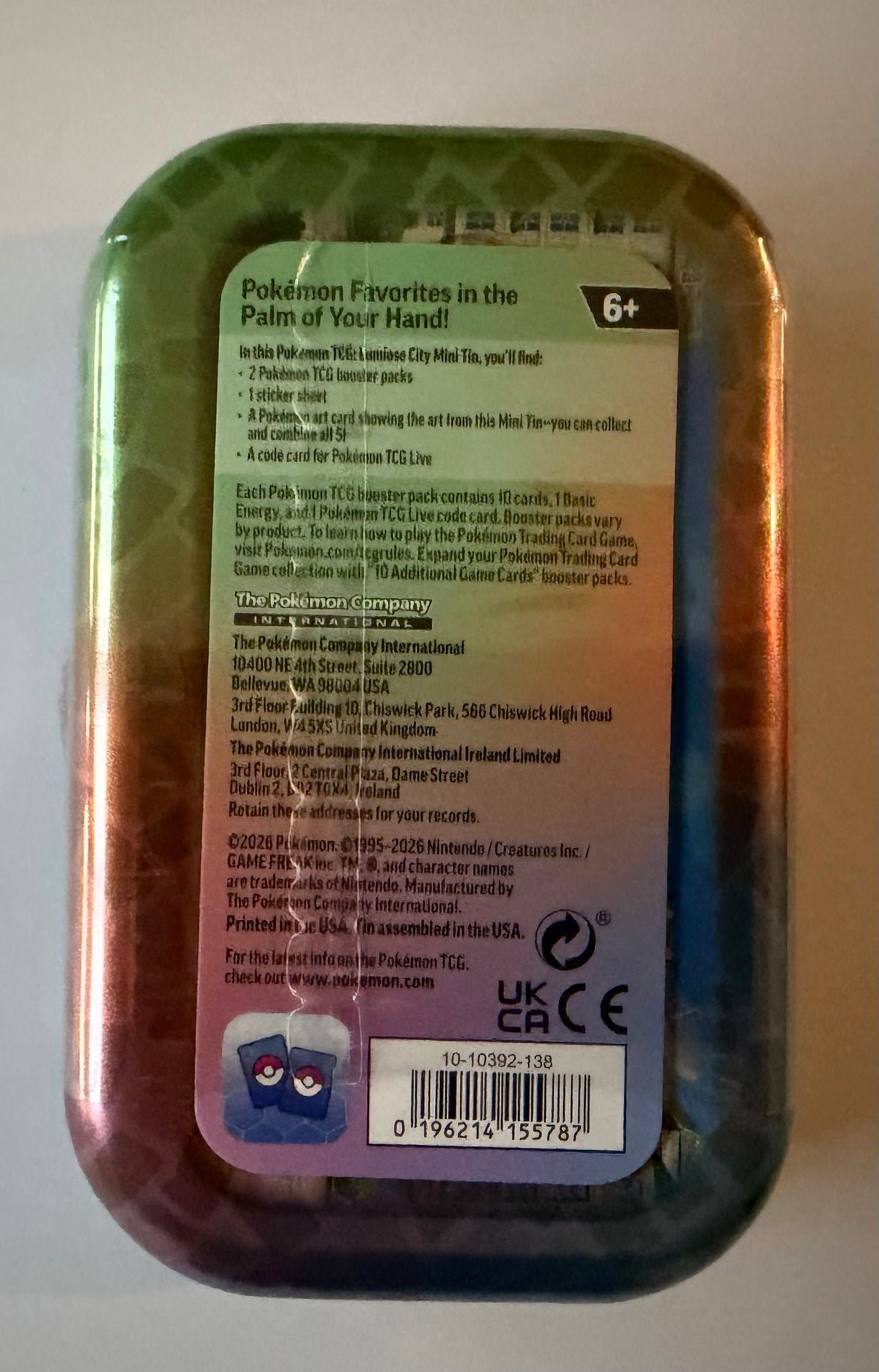 Pokemon TCG: Luminous City Mini Tin - Gallade & Gloomy