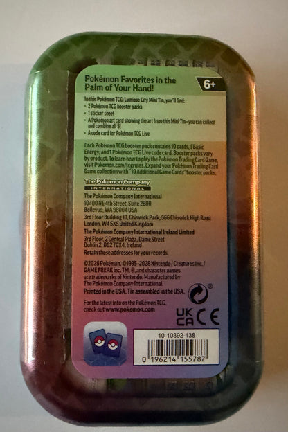 Pokemon TCG: Luminous City Mini Tin - Feraligatr & Smoliv