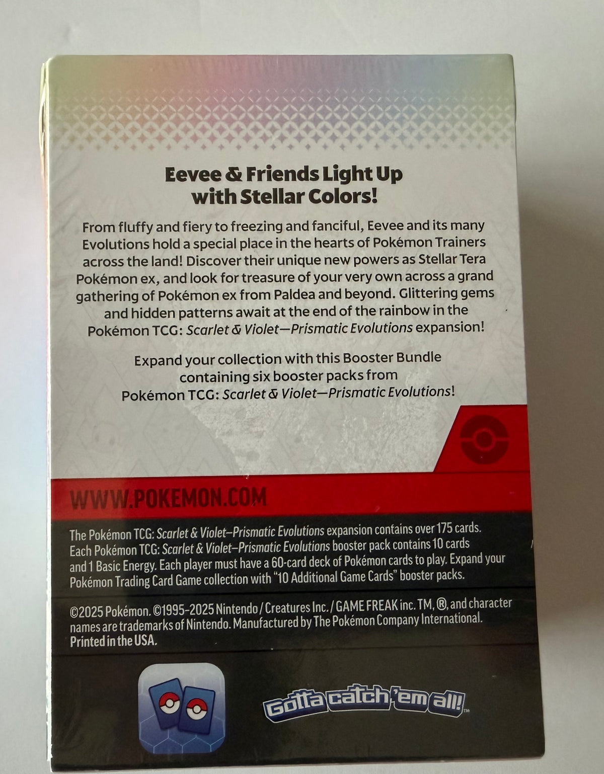 Pokémon TCG Scarlet & Violet: Prismatic Evolutions Booster Bundle - 6 Packs