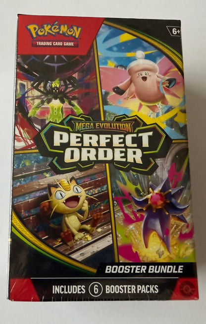 Pokémon TCG Mega Evolutions: Perfect Order Booster Bundle - 6 Packs