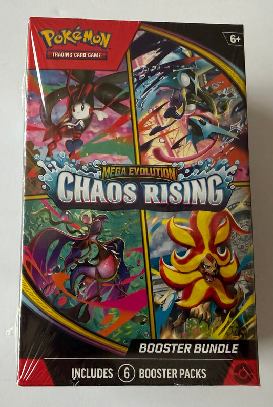 Pokémon TCG Mega Evolutions: Chaos Rising Booster Bundle - 6 Packs