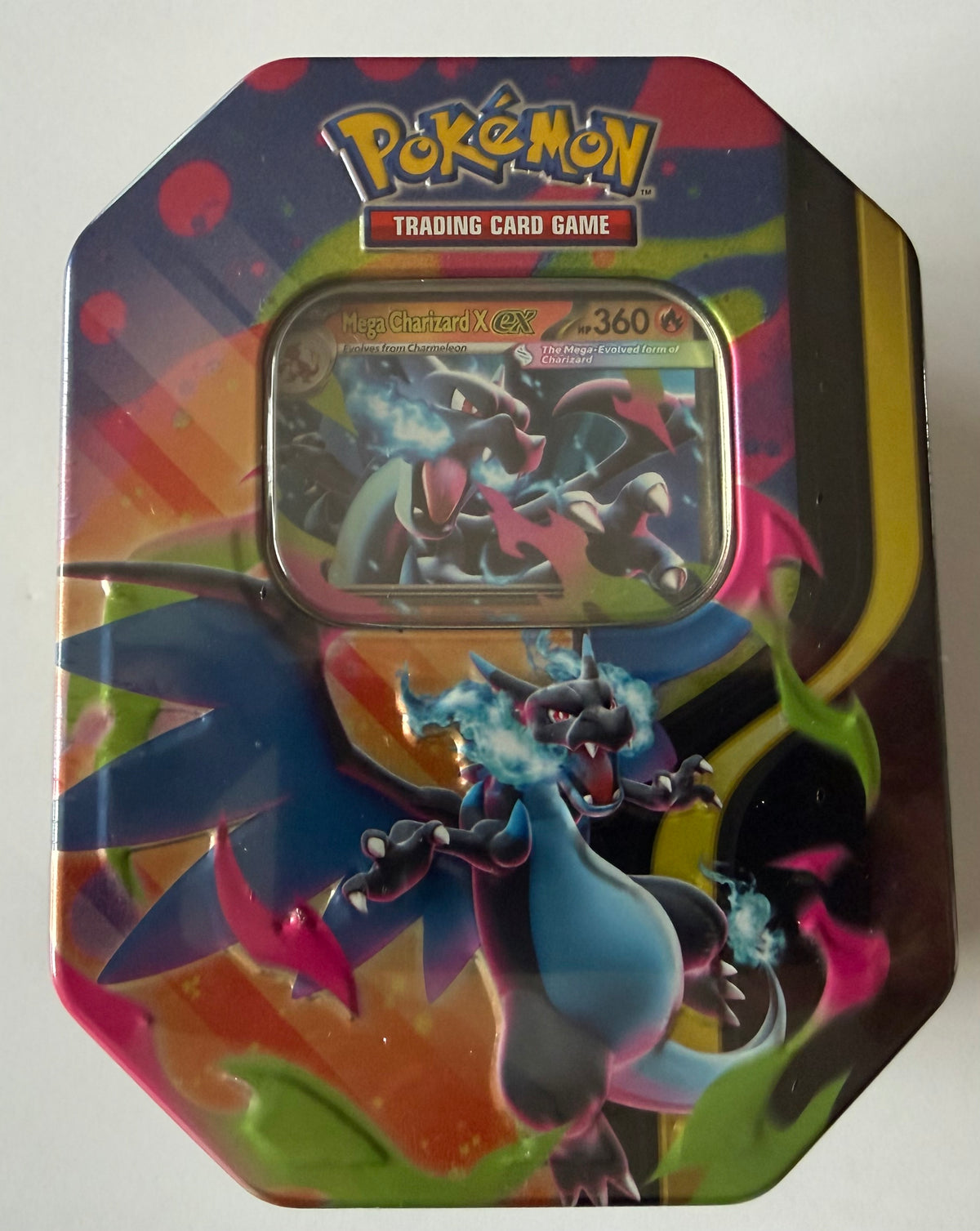 Pokémon TCG Mega Charizard X ex Tin - Sealed