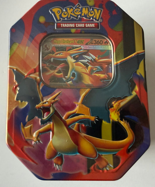 Pokémon TCG Mega Charizard Y ex Tin - Sealed