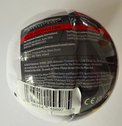 Pokémon TCG Poke Ball Tin - 3 Booster Packs - Sealed
