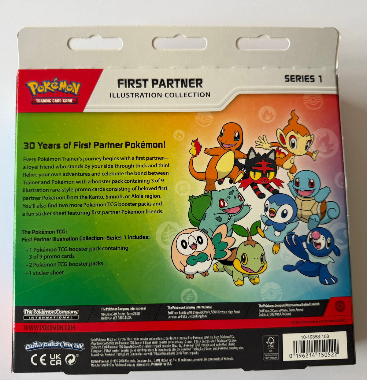 Pokémon TCG First Partner Illustration Collection Series 1 - Sealed