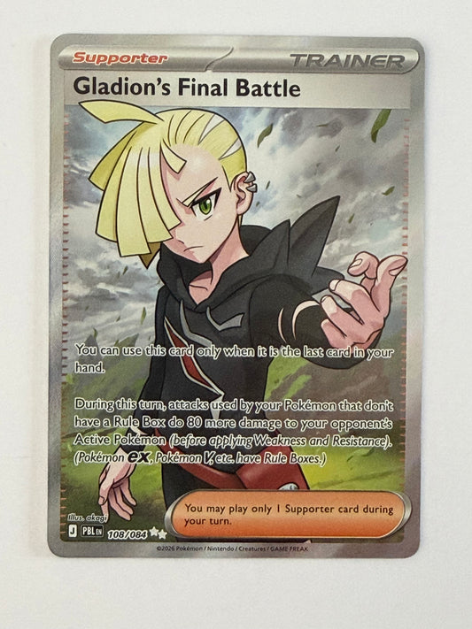 Gladion's Final Battle 108/084 - Ultra Rare - Pokémon Pitch Black