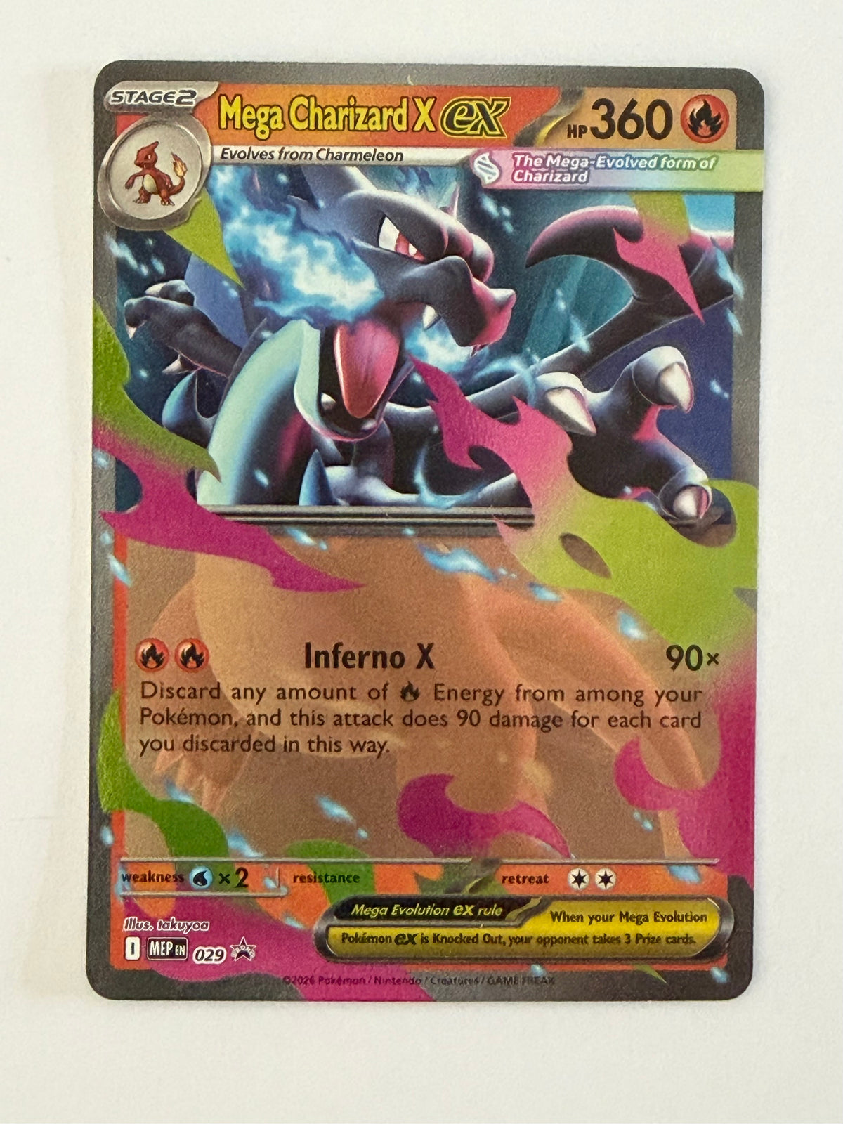 Mega Charizard X ex 029 - Black Star Promo - Pokémon TCG