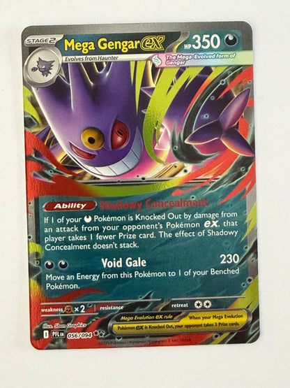 Mega Gengar ex 056/094 - Double Rare - Pokémon Phantasmal Flames