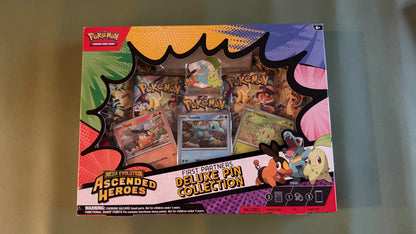 Pokémon TCG Mega Evolution Ascended Heroes First Partners Deluxe Pin Collection